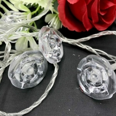 LUCES GUIRNALDA ROSA 28LED CALIDA C/ENCHUFE - comprar online