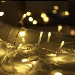 Luces de arroz con 100 Led con enchufe (luz cálida)