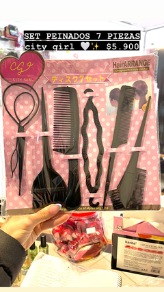 Set peinados 7 piezas city girl