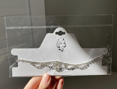 Collar Strass Plateado