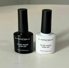 Esmalte semipermanente MAGK NEGRO/BLANCO