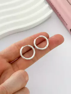 ARGOLLA CLIP 15 MM ACERO BLANCO
