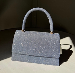 SOBRE/CARTERA DE FIESTA GLITTER CON CADENA DESMONTABLE