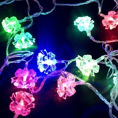 Guirnalda luces campana con 28led con enchufe en internet