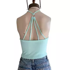 TOP CREP CELESTE - SOLEA MODA