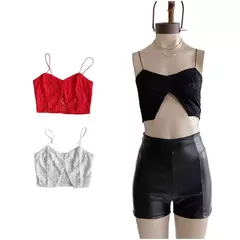 TOP CON ENCAJE - comprar online