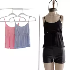 MUSCULOSA NEGRA TALLE S/M - comprar online