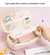 Kawaii Lápis Casos Saco de Grande Capacidade, Bolsa Titular Caixa para Meninas,