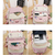 5 pçs kawaii bonito mochilas conjunto de combinação, estudantes de peso pouco na internet