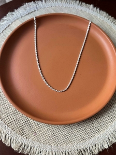 Choker Fio Baiano Prata