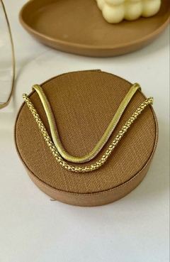 Choker Pipoca Ouro na internet