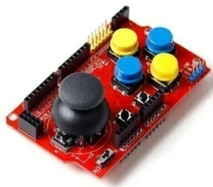 Arduino Joystick Shield 7 Pulsadores Con Interfaces