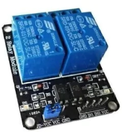 Modulo 2 Reles Optoacoplados 5v Bornera Arduino 10A