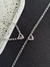 Chocker grumet coração rosa