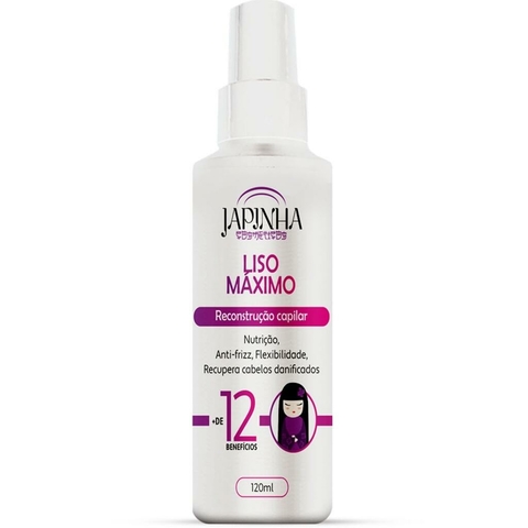 Japinha Protetor Térmico Liso Máximo - Reconstrutor Protetor Térmico -120ml