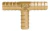 EMENDA TEE ZAMAC P/AGUA 3/8 GARDEN - comprar online