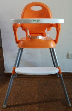 Sillita alta Avanti 3 en 1 convertible naranja - rosarioya