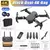 Dobrável Dual HD Camera Drone, Helicóptero RC, FPV, Avental de altura, E88Pro, - comprar online