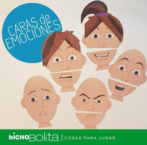 CARAS DE EMOCIONES .