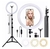 iluminador Ring Light Anel Luz 26 Cm+ Tripé - comprar online