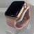 Rose- Gold Smartwatch Feminino.