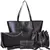 Bolsa Feminina KIT 4 PEÇAS ombro tiracolo Transversal Pequena de Lado corrente - fashionlookmix