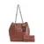 BOLSA + CARTEIRA FEMININA SACOLA ALÇA CORRENTE RESISTENTE PROMOÇÃO