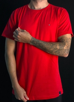 Camiseta Tommy Hilfilger Mini Logo - 087 - Roupa Feminina / Roupa Masculina / Lingerie | Alpha Store