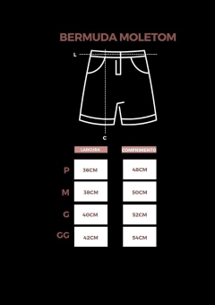Bermuda Moletom Diesel - 177 - Roupa Feminina / Roupa Masculina / Lingerie | Alpha Store