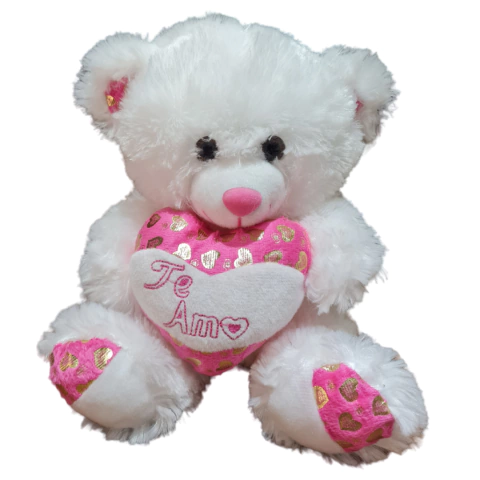 Oso blanco con corazón - comprar online