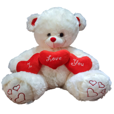 Oso con tres corazones - Mundo Peluche LP