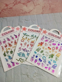 Stickes para uñas diseños surtidos