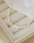 Colar Choker Pérola Água Doce Extensor Coração