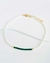 Colar Choker Pérola Shell e Malaquitas com Extensor em Corações