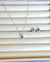 Conjunto Circulo Oval Cravejado Azul - comprar online