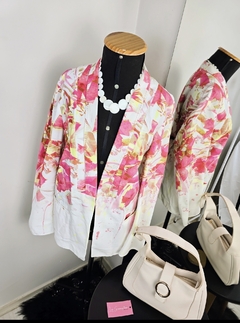 Blazer Branco Escada Sport - 44 - Las Garimpeiras Brechó