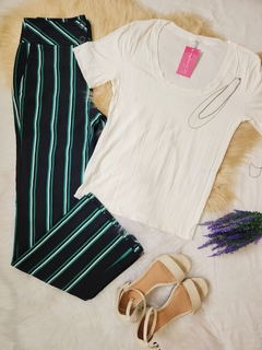 T-shirt Branca Luxo - G