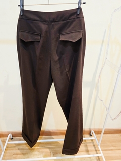 Calça Alfaiataria Marrom - 40 - comprar online