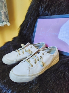 Tênis Branco em Couro Sperry - 39 - comprar online