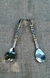 Bombillones de alpaca y bronce