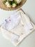 Saída de Maternidade Roma - 02 peças- Off White com Marrom Pérola - NR Enxovais Baby - Saídas Maternidade