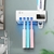 Suporte Dispensador de Pasta e Escova de Dentes Esterilizador Com Luz UV - Touth X - loja online