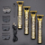 Máquina de Cortar Cabelo e Barba Profissional + 4 Pentes - Dragonlite