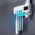 Suporte Dispensador de Pasta e Escova de Dentes Esterilizador Com Luz UV - Touth X