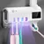 Suporte Dispensador de Pasta e Escova de Dentes Esterilizador Com Luz UV - Touth X na internet