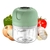 Imagem do Mini Processador de Alimentos Automático 250ml Com 3 Lâminas - Tri-Touth