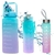 Kit 3 Garrafas de Água Squeeze Motivacional + Adesivos de Brinde - Aqualife - comprar online