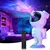 Luminária Projetora 360° Astronauta com Efeitos de Galáxia – AstroGlow