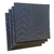 Kit com 16 pisos emborrachados para academias - 50cm x 50cm - 1,5cm de espessura - comprar online