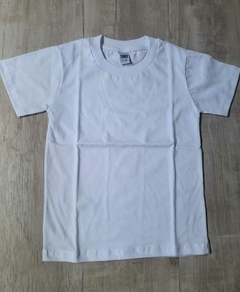 Remera blanca colegio - comprar online
